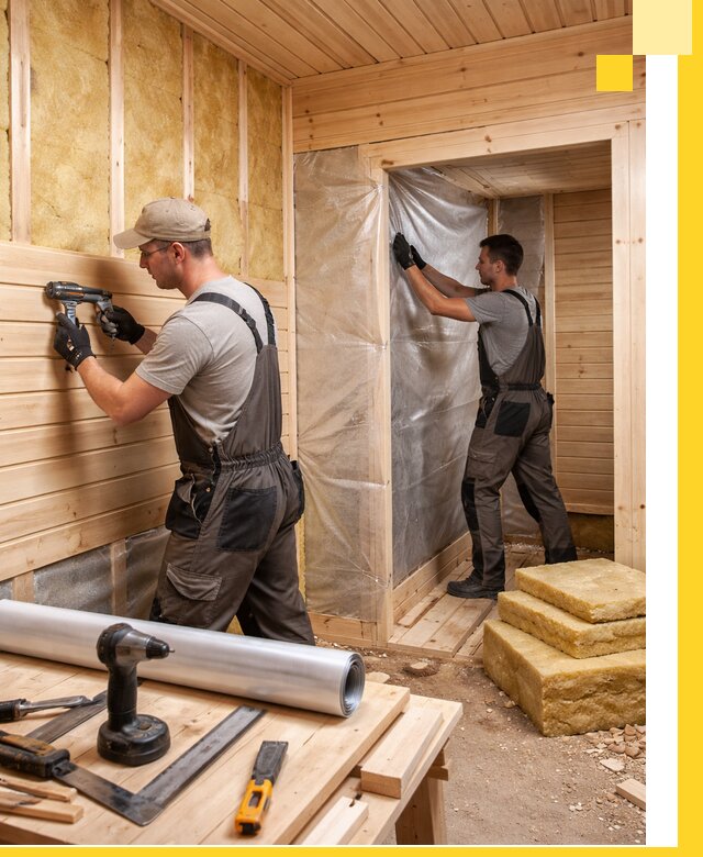 Бани под ключ в Дмитрах с проектом и полным монтажом