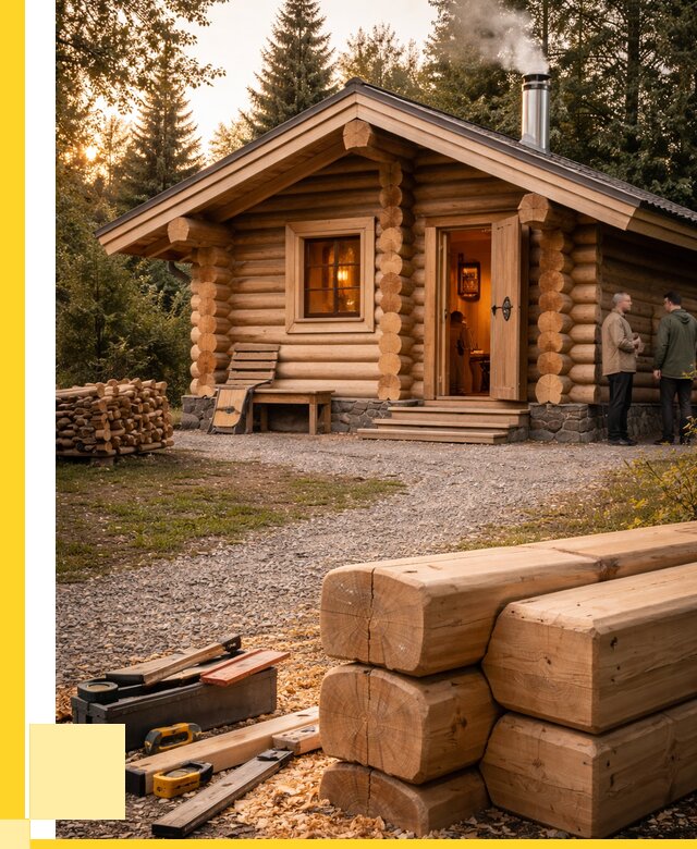 Строительство бань и комплексов в Дмитрах от 482400 р.| ЭриданДмв