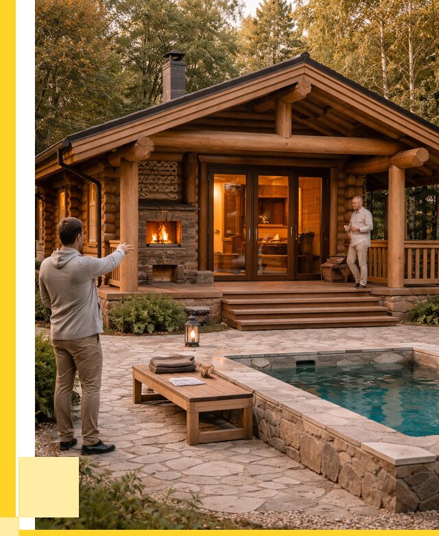 Проекты бань и хамам в Дмитрах от 26800 р. | ЭриданДмв