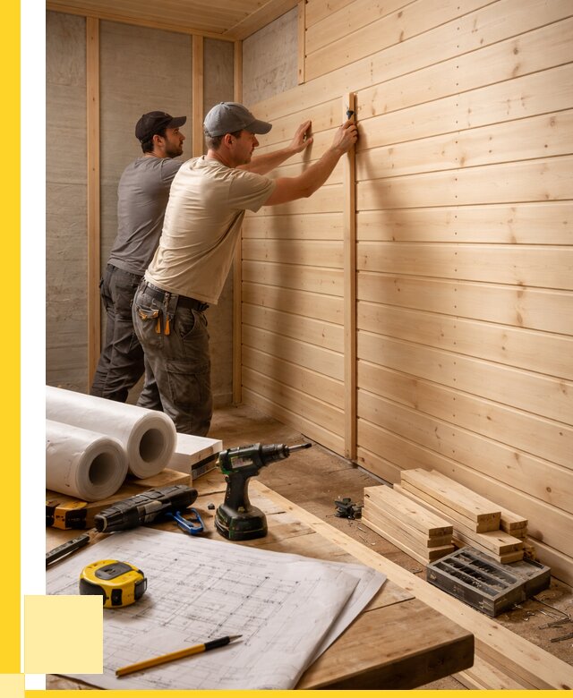 Обшивка бани вагонкой в Дмитрах от 1286 р., ЭриданДмв