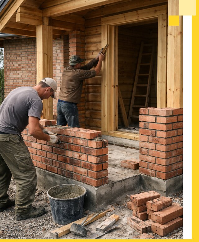 Строительство кирпичных бань под ключ в Дмитрах с гарантией качества