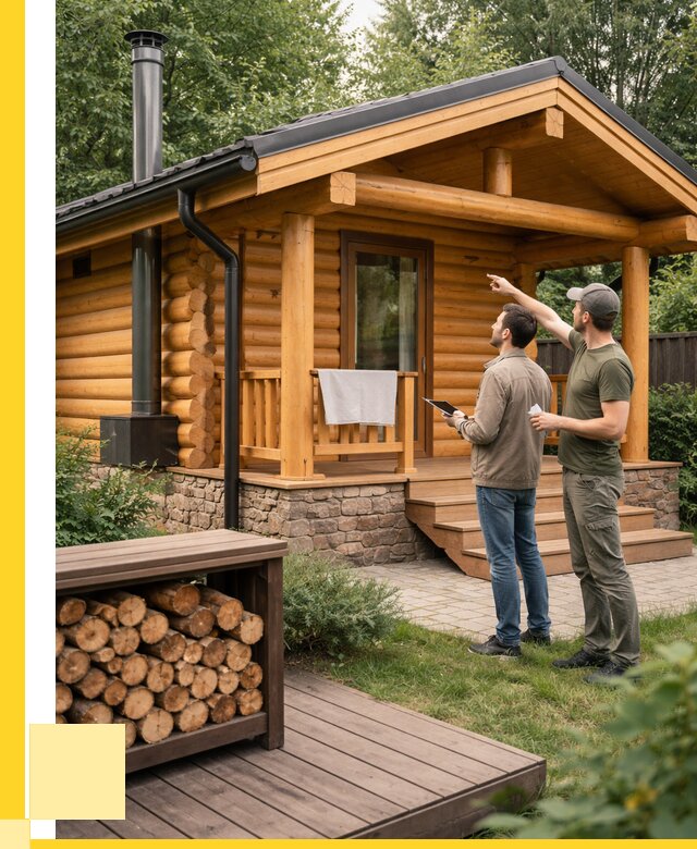 Бани для дачи под ключ в Дмитрах от 268000 р. | ЭриданДмв