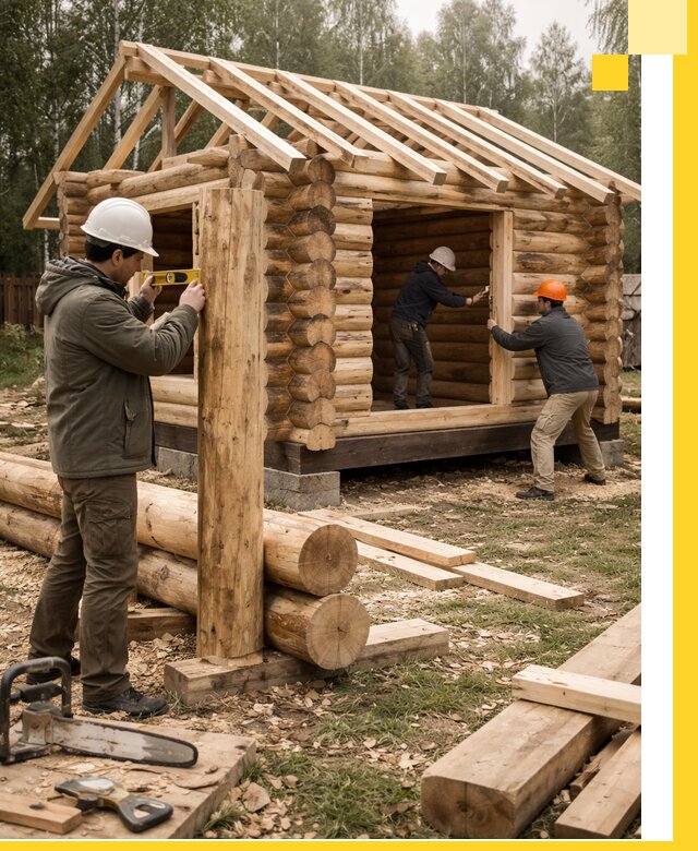 Строительство бань для дачи под ключ в Дмитрах с доставкой и монтажом