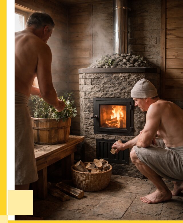 Банные печи под ключ в Дмитрах от 48240 р. | ЭриданДмв кирпичная