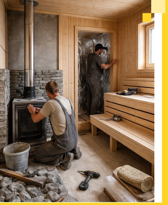 Строительство и изготовление бань под ключ в Дмитрах