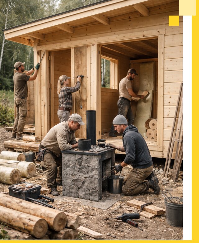 Купить баню под ключ в Дмитрах строительство монтаж отделка