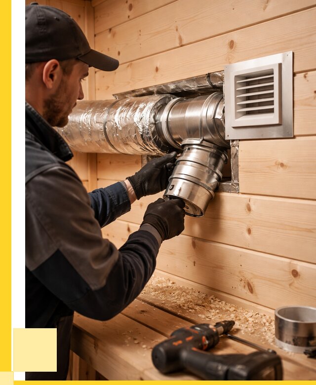 Монтаж вентиляции бани в Дмитрах от 12864 р. | ЭриданДмв