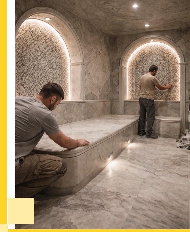 Турецкие бани под ключ в Дмитрах от 268000 р. | ЭриданДмв