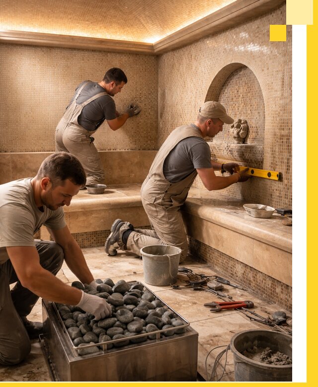 Проектирование и строительство хамама и сауны в Дмитрах