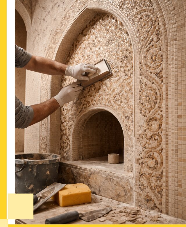 Мозаика для хамама в Дмитрах под ключ от 5360 р. | ЭриданДмв